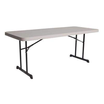 Lifetime 6-Foot Folding Table (Professional) - Putty