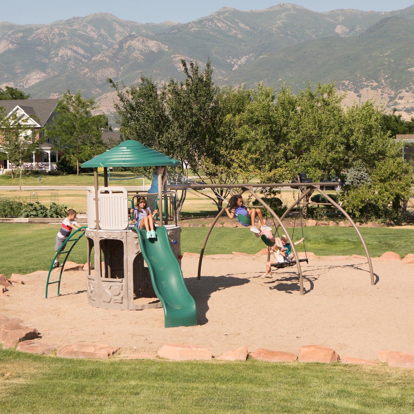 Lifetime Adventure Tower with Spider Swing