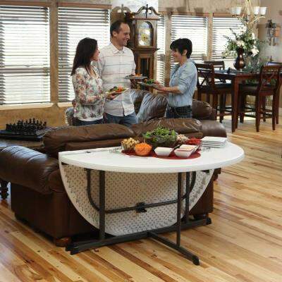 Lifetime 60-Inch Round Fold-In-Half Table (Commercial)