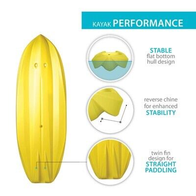 Lifetime Wave 60 Youth Kayak (Paddle Included)