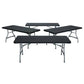 Lifetime 6-Foot Stacking Table and (8) Chairs Combo (Commercial)