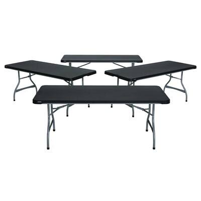 Lifetime 6-Foot Stacking Table and (8) Chairs Combo (Commercial)