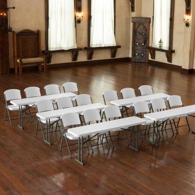 Lifetime (5) 6-Foot Seminar Tables and (16) Chairs Set