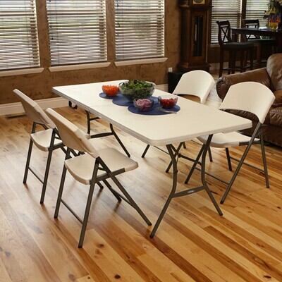 Lifetime 6-Foot Fold-In-Half Table (Essential) - 13 Pack