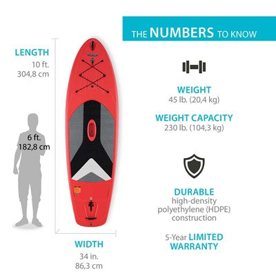 Lifetime Horizon 100 Stand-Up Paddleboard - 2 Pack (Paddles Included)