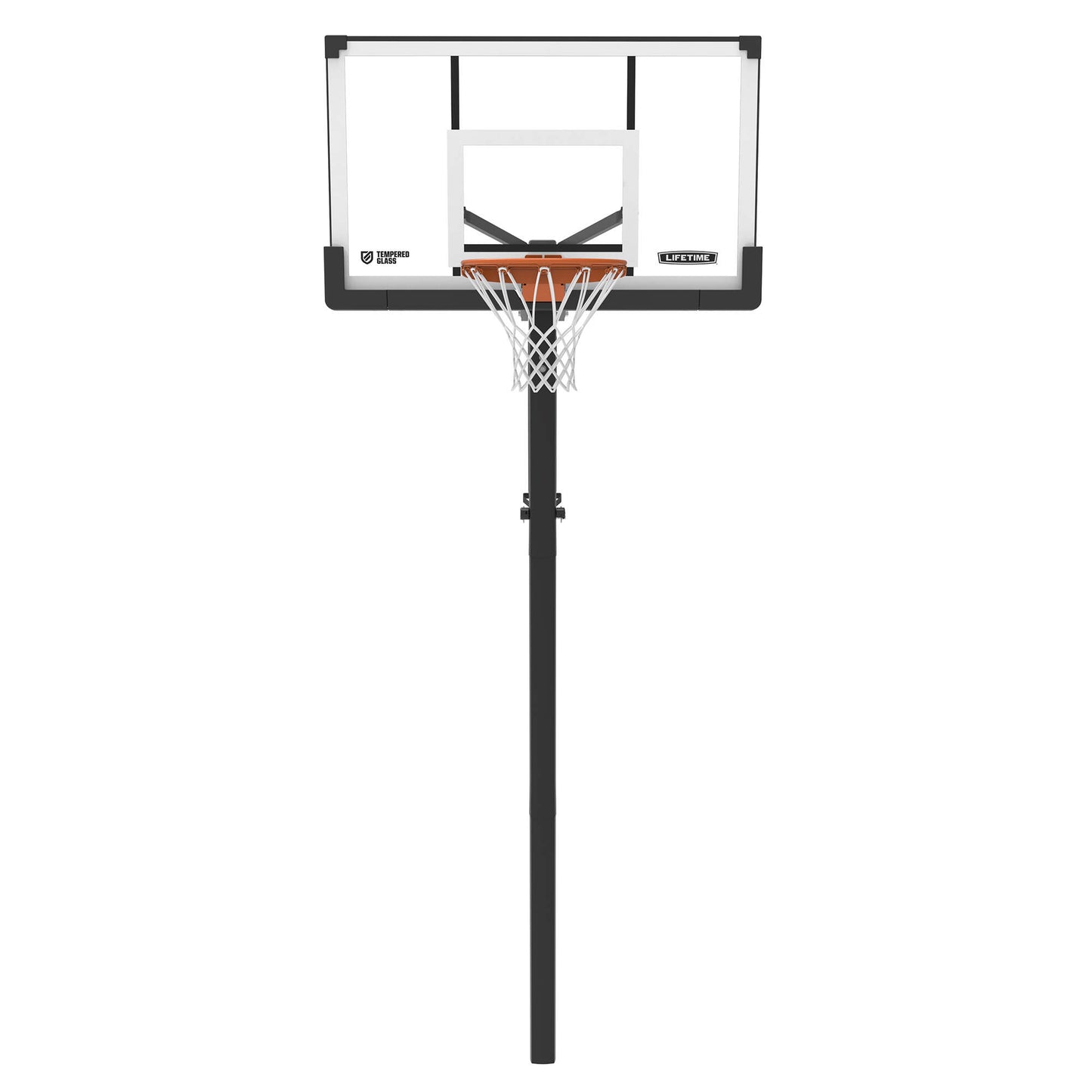 Lifetime Adjustable In-Ground Basketball Hoop (54-Inch Tempered Glass)