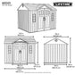 Lifetime 10 Ft. x 8 Ft. Outdoor Storage Shed (60243)