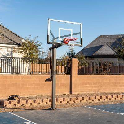 Lifetime Mammoth Bolt Down Basketball Hoop (60-Inch Tempered Glass)