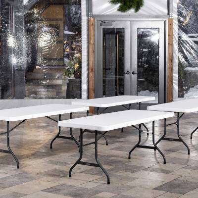 Lifetime 6-Foot Folding Table (Commercial) - White Granite