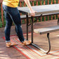 Lifetime 6-Foot Classic Folding Picnic Table - Wood Grain Texture