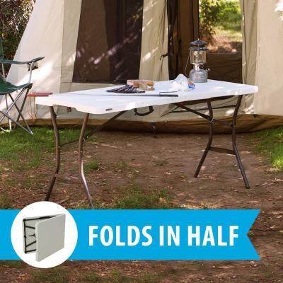 Lifetime 5-Foot Fold-In-Half Table (Essential)