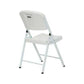 Lifetime Classic Folding Chair (Commercial) - White with White Frame