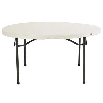 Lifetime 60-Inch Round Nesting Table (Commercial)