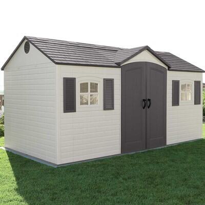Lifetime 15 Ft. x 8 Ft. Outdoor Storage Shed SIDE ENTRY (6446)
