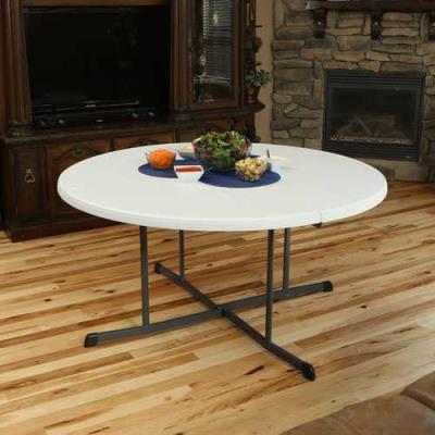 Lifetime 60-Inch Round Fold-In-Half Table (Commercial)