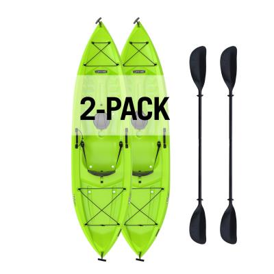Lifetime Tioga 100 Sit-On-Top Kayak - 2 Pack (Paddles Included)