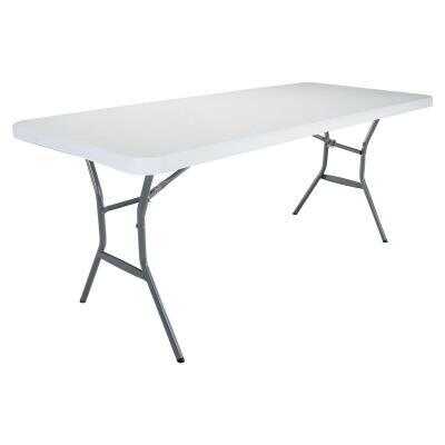 Lifetime 6-Foot Folding Table - (Light Commercial) - White Granite