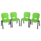 Lifetime Childrens Stacking Chair (Essential) - Lime Green