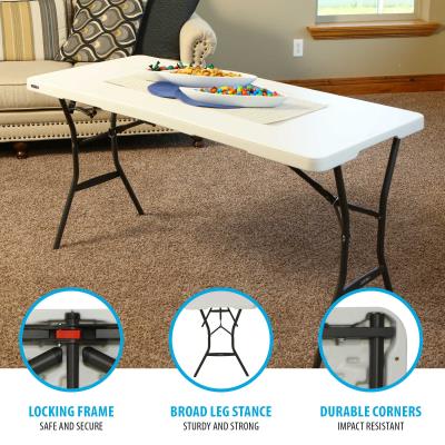 Lifetime 5-Foot Fold-In-Half Table (Essential)