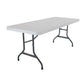 Lifetime 6-Foot Folding Table (Commercial) - White Granite