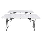 Lifetime 6-Foot Fold-In-Half Table - 2 Pack (Commercial)