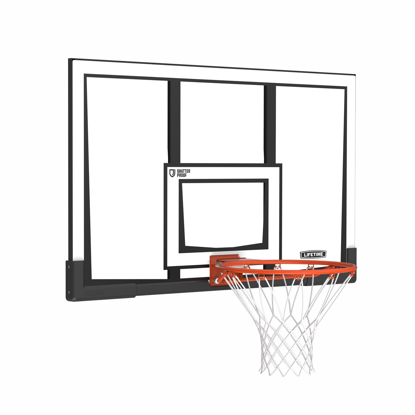 Lifetime Basketball Backboard and Rim (52-Inch Polycarbonate)