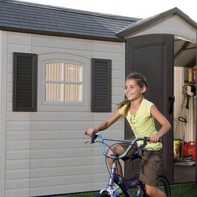 Lifetime 15 Ft. x 8 Ft. Outdoor Storage Shed SIDE ENTRY (6446)