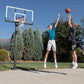 Lifetime Adjustable Bolt Down Basketball Hoop (60-Inch Tempered Glass)