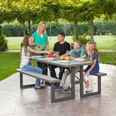 Lifetime 6-Foot Craftsman Folding Picnic Table