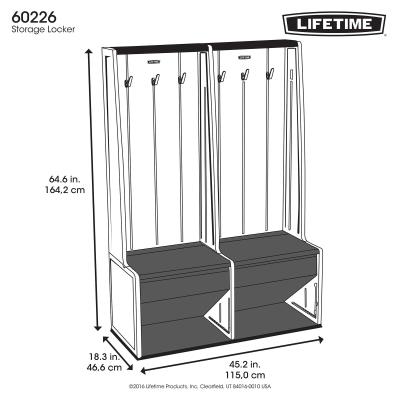 Lifetime Home and Garage Storage Locker
