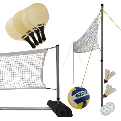 Lifetime Outdoor Games Set with Paddles and Volleyball