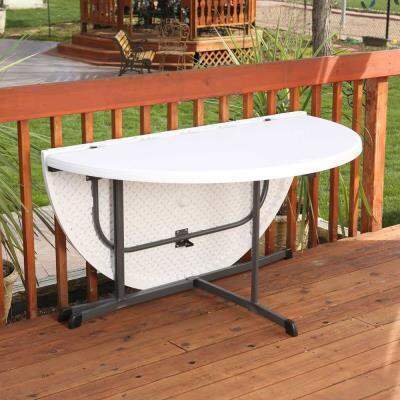 Lifetime 60-Inch Round Fold-In-Half Table (Commercial)