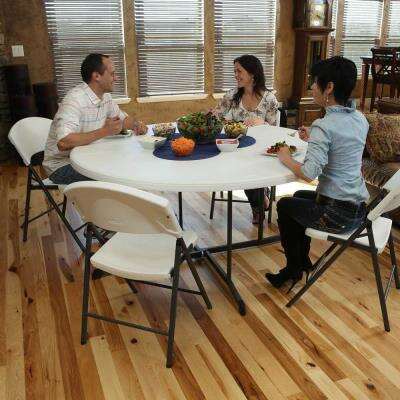 Lifetime 60-Inch Round Fold-In-Half Table (Commercial)