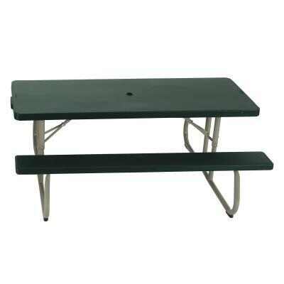 Lifetime 6-Foot Classic Folding Picnic Table - Hunter Green