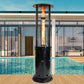 Illume Round Flame Tower Heater with Remote Control, 82.5”, 32,000 BTU