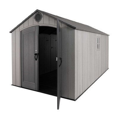 Lifetime 8 Ft. x 15 Ft. Outdoor Storage Shed ROUGH CUT Edition (Model 60353)