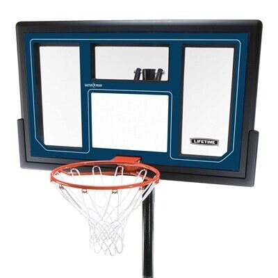 Lifetime Adjustable Portable Basketball Hoop (50-Inch Polycarbonate)