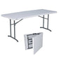 Lifetime 6-Foot Fold-In-Half Table - 2 Pack (Commercial)