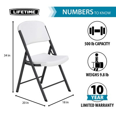 Lifetime (12) 8-Foot Stacking Tables and (96) Chairs Combo (Commercial)