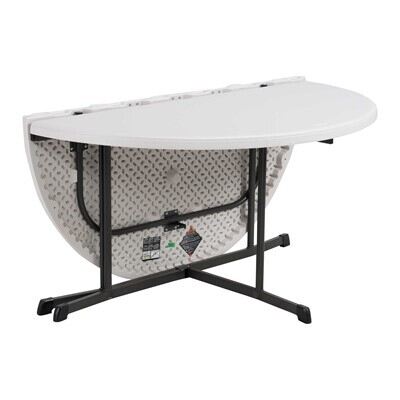 Lifetime 60-Inch Round Fold-In-Half Table (Commercial)