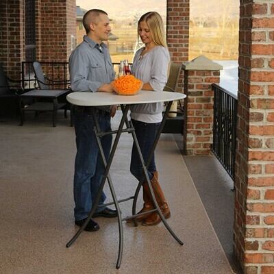 Lifetime 33-Inch Round Bistro Table (Light Commercial)