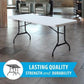 Lifetime 6-Foot Folding Table (Commercial) - White Granite