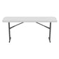 Lifetime 6-Foot Seminar Table (Commercial) - White Granite