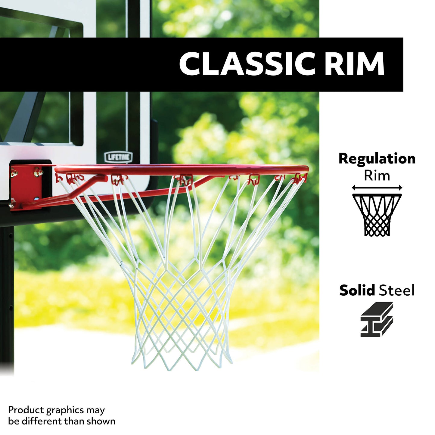 Lifetime Poolside Adjustable Basketball Hoop (44-Inch Impact)