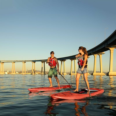 Lifetime Horizon 100 Stand-Up Paddleboard - 2 Pack (Paddles Included)