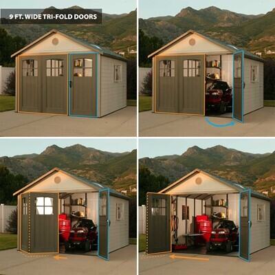 Lifetime 11 Ft. x 11 Ft. Outdoor Storage Shed (60187)