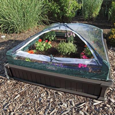 Raised Garden Bed Kit (2 Beds, 1 Enclosure)