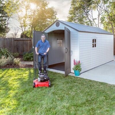 Lifetime 8 Ft. x 15 Ft. Outdoor Storage Shed (60075)
