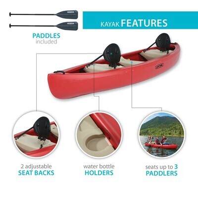 Lifetime Kodiak 130 Canoe (Paddles Included)