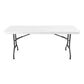 Lifetime 6-Foot Folding Table (Commercial) - White Granite